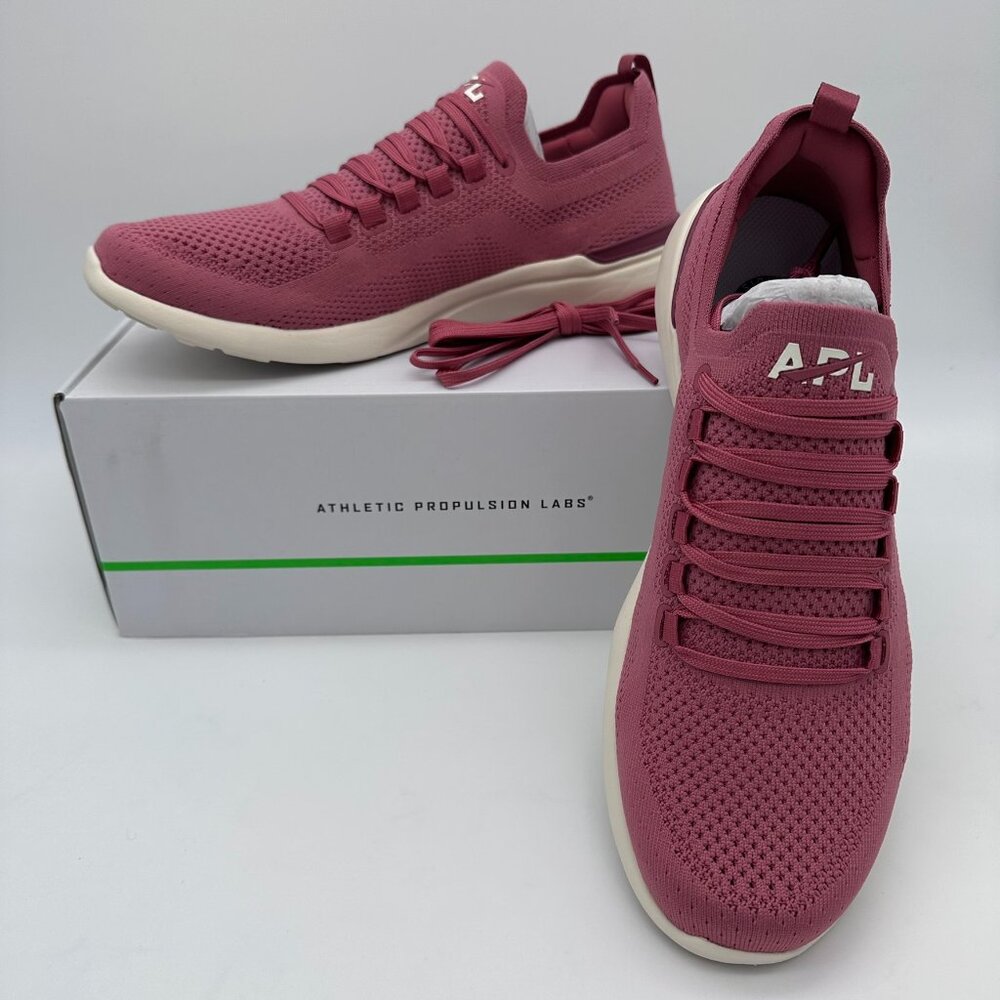APL Men's TechLoom Breeze Lightweight Running Sneaker, Size 10.5, Cedar/Pristine